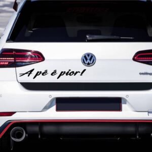 A pé é pior (ajuda no carro)